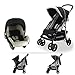 Nania silla de paseo combinada 2 en 1 + asiento de coche BEONE Gp 0+ (0-13Kg) 4 estrellas ADAC…