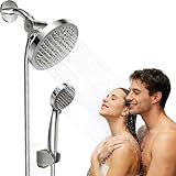 HISEMY Cabezal de Ducha Regadera Alta Presión,Regadera Tipo Ducha,Cabezal de Ducha de lluvia,Cabezal de Ducha de Mano,...