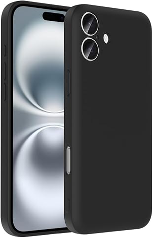 Zore Apple ile uyumlu iPhone 16 Kılıf Kamera Korumalı Kartlık Hazneli Zore Vitra Kapak Siyah