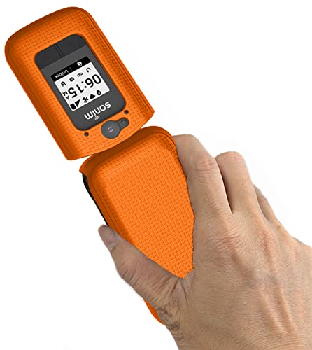 Case with Clip for Sonim XP3 Plus 4G Flip Phone, Nakedcellphone Slim Hard Shell Cover and [Rotating/Ratchet] Belt Hip Holster Holder Combo for XP3plus (Model XP3900, Year 2021) - Bright Orange - Thumbnail 5