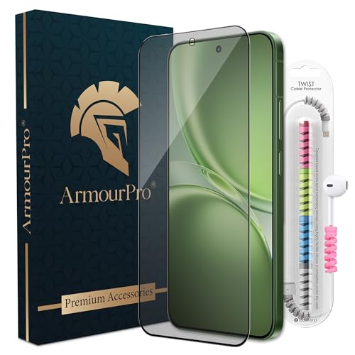Image of ArmourPro Anti Glare Matte Tempered Glass for Vivo X300 FE - Anti Fingerprint Screen Protector, 9H Scratch Resistant, Smooth Touch, Easy Installation Kit with Cable Protector