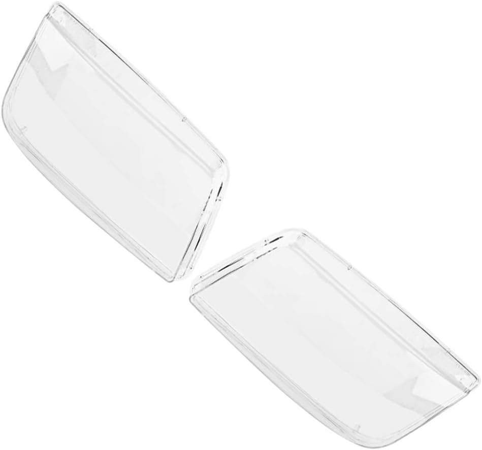 Headlight Head Light Lamp Lens Cover Pair 1J5941017AH + 1J5941018AH Clear Lens, 1999-2005 Compatible with VW Bora Compatible with Jetta MK4, Headlight Lens Headlamp Covers