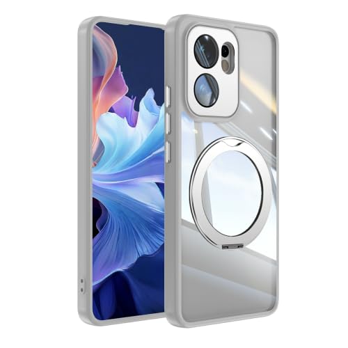 sunrun �X�}�z�P�[�X OPPO Reno15 A 5G (CPH2801) �p�̃P�[�X �N���A �ϏՌ� �J�o�[ �ϏՌ��J�o�[ �����O�t�� 360�x��] �X�^���h�@�\ �^�t�Ŋ�� TPU&PC�f�ޕt�� �����h�~�Ռ��ɋ��� �X�g���b�v�z�[���t��[ao-d