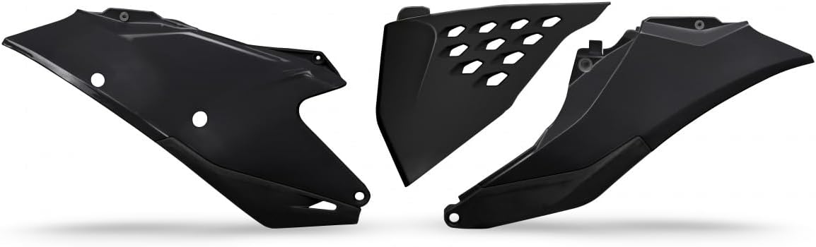 UFO PLAST Side Walls Black Gas Gas MC-F 450 2021-2023