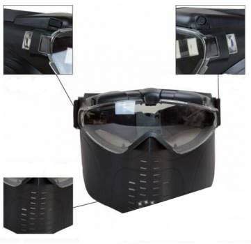 MARUI airsoft tactique ventilé anti-buée électrique complet gaz 