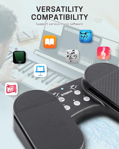 Strich SPT-10 Wireless Page Turner Pedal For Ipad, Rechargeable Music Page Turner Pedal, Usb Silent Foot Pedal thumb #2