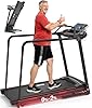 Redliro Walking Treadmill for Seniors Foldable - 400 Lb Capacity Senior Treadmill with Front & Long Handrails, 0%-2% Incline Home Recovery Fitness Exercise Machine for Elder, 47.6” Long Belt, APP