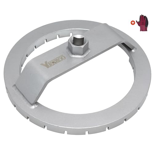 Image of Yuesstloo Fuel Tank Lid Removal Wrench Tool, Compatible with Mercedes Benz W164 W251, with Gloves