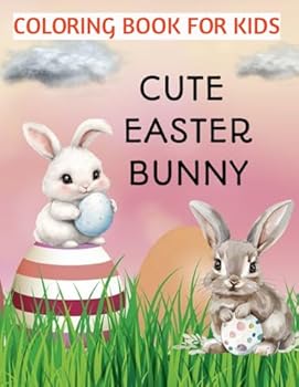 Paperback Hoppy Easter: Cute Bunny Coloring Book for Kids Book