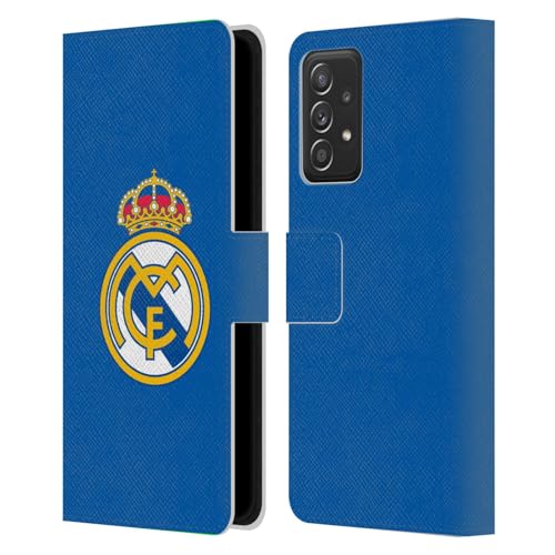 Étui en cuir Real Madrid pour Samsung A53 5G finition sobre