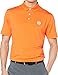 Produktbild HARD LAND Herren Golf Polo Shirts Schnelltrocknend Performance Polyester Leichte Solid Sports Shirts (Orange, M)