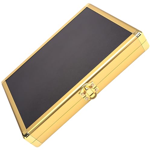 Étui de rangement pour ciseaux coiffeur Oxford doré portable 6 emplacements