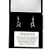 Dopamine Earrings (Molecular Structure)
