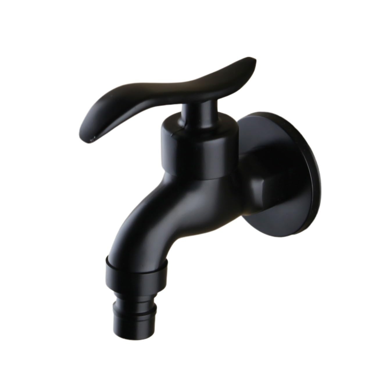 KFGISD, Decorative Outdoor Garden Faucet Washing Machine Faucet Small Tap Only Cold Taps Bathroom Tub Mixer Tap,Taps(Black)