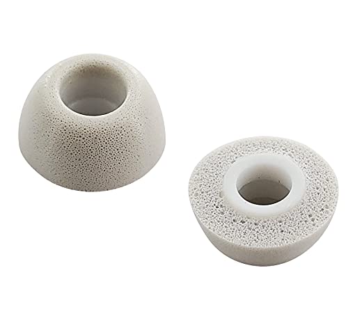 Image of ALXCD Foam Eartips Compatible with Sony WF-1000XM4 Earbuds, S /M /L 3 Pairs Soft Memory Foam Ear Tips, XM4 Foam Tips, Gray, SML