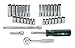 SK Professional Tools 94932 32 -Piece 1/4 in. Drive 6-Point STD/Deep Metric Socket Set - Chrome Socket Set with Super Chrome Finish | Set of 32 Sockets Made in USA