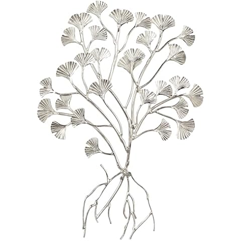 Deco 79 Aluminum Floral Wall Decor Cover