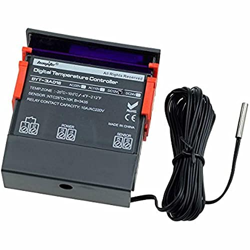 Bayite BAYITE-TCF-3A035 Dc 12V Fahrenheit Digital Temperature Controller 10A 1 Relay thumb #1