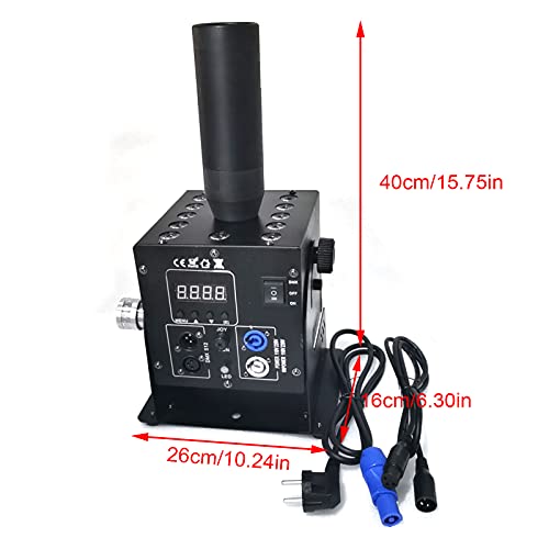 Máquina de humo CO2 150W con LED y control DMX miniatura 6