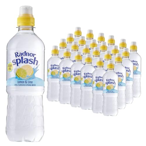 Radnor Splash Flavoured Water Sugar Free 500ml - Pack of 24 (Lemon & Lime)