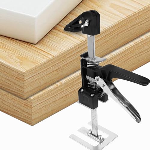 Gato elevador manual para azulejos ajustable y herramienta de mano con marcaciones de altura 4