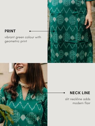 Image of Leriya Fashion Women's Rayon Kurta Sets| Co ord Set for Women Stylish | Sleeveless Printed Kurtis | Dress | Comfortable Outfit for Office Look | Daily Summer Travel & Festive Dress