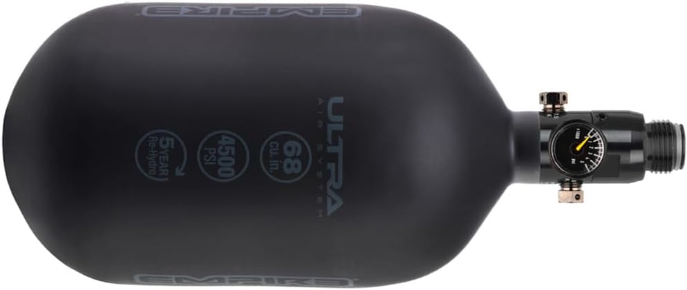 Tippmann Empire Ultra Light Carbon Fiber 80ci / 4500psi N2 Compressed Air HPA Paintball Tank - Guaranteed Hydro Date 2023/07