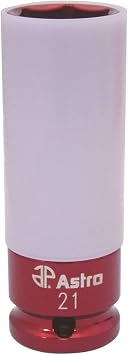 Astro Pneumatic AST7870-21 Socket 21mm 3/8D 12Pt Dp Rd