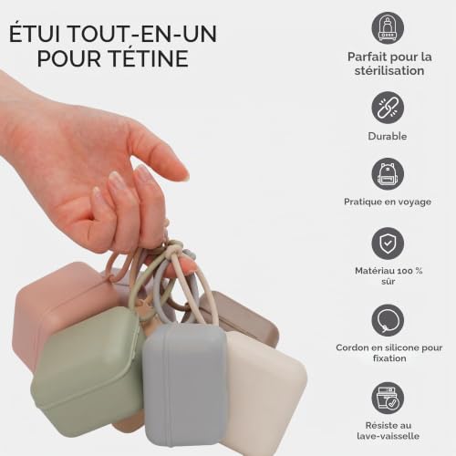 Bibs Boîtier pour Sucettes Sage | 1 pièce - vue 6