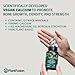 PlantFusion Vegan Calcium, Premium Plant Based Calcium (1000mg) Sourced from Icelandic Red Algae, Plus Magnesium, D3, K2, and Boron, 90 Vegan Tablets