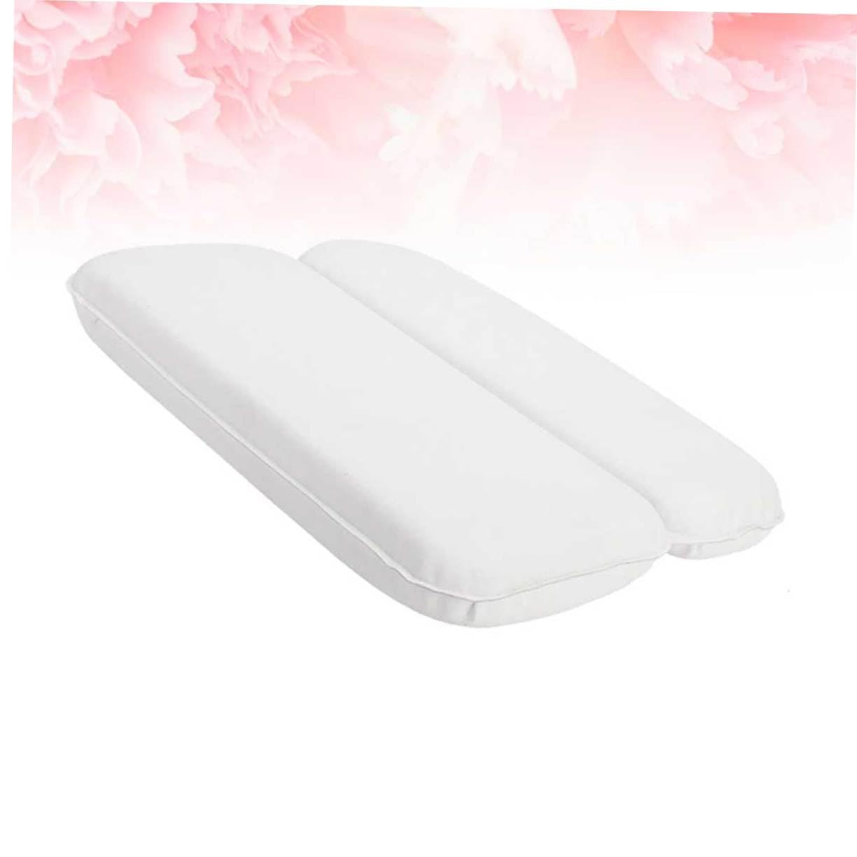 Almohada de Baño de PU Ventosa de Color Claro y Forma Cómoda