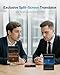 iFLYTEK AI Language Translator Device — 60 Languages, Real-Time Split-Screen & Two-Way Instant Voice Translation, 18 Offline Packs, 2-Year Global Data for K-12 Education, Business, Travel