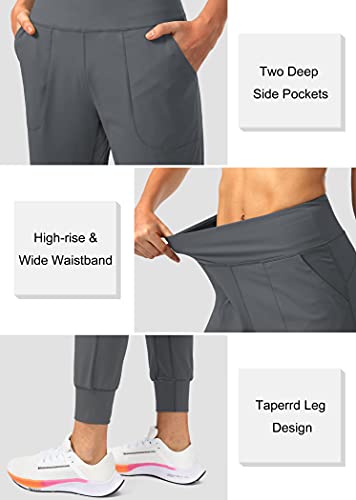 Image of Soothfeel Women's Joggers with Zipper Pockets High Waisted Athletic Workout Yoga Pants Joggers for Women