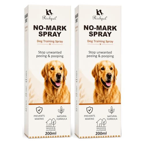 Image of No-Mark Dog Repellent Spray for Pee & Poop, Indoor & Outdoor (Pack of 2)