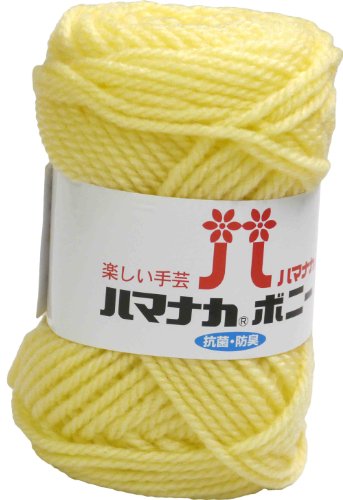 ハマナカ ボニー 毛糸 極太 col.478 イエロー 系 50g 約60m 5玉セット 4057