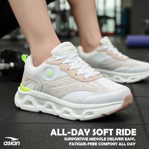Image of ASIAN Powerkick-23 Men's Sports Shoes | Air Bubble Sole Running Sneakers for Training, Gym Lightweight Performance with Energy Return Grip & Breathable Design