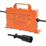 xiixtoo 48 Volts 20 AMP Replacement Golf Cart Battery Charger for 48 Volt Club Car Golf Cart with 3