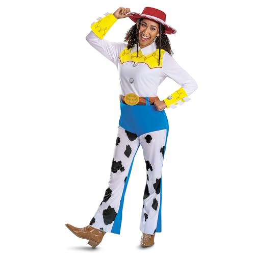Disney Toy Story Jessie Adult Costume, Officially Licensed Halloween Costume for Women, Size (8-10) by Disguise - Used condition - US$22.87