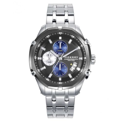 Montre Viceroy chronographe homme Magnum 46837-57 bracelet acier Pepe Barroso