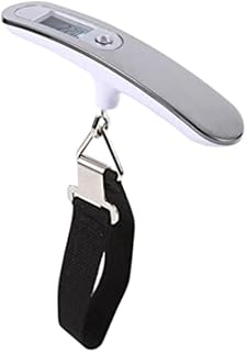 Utility Portable Digital Luggage Scale - LCD Display Hanging Baggage Weight for Travelers - 50kg Capacity in 10g Increments - Avoid Excess Fees with Easy-to-Use Weighing Gadget Weighing