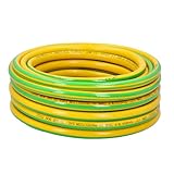 TOUGH MASTER Garden Hose 15m 50ft with 6 Pattern Spray Gun and 3 Nozzles, 3-Layer Reinforced Hosepipe 1/2 inch for Lawn Irrigation (15M Hose Set) - Image 4