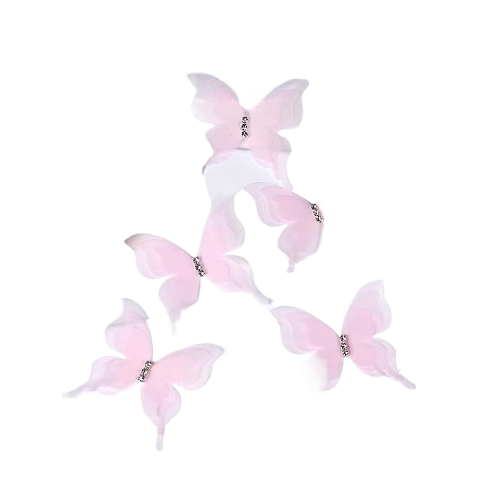 Wtaxbh Color7 Iron On Patches 30Pcs Pink Multiple Styles Lace Flowers Patch For Clothing Accessory Diy Craft Decor(Color7)