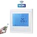 Produktbild Womdee WiFi Smart Thermostat Controller, Boiler Thermostat Controller Drahtlos, LCD Display & Sprachsteuerung, WiFi Programmierbarer Gaskessel Thermostat Kompatibel mit Alexa, Google Home, IFTTT APP