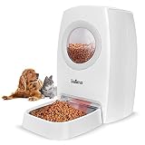 Balimo 6L Automatischer Futterautomat für Katze und Hund, Automatischer Futterspender mit Programmierbar Timer,LCD Bildschirm und Ton-Aufnahmefunktion Bis zu 4 Mahlzeiten pro Tag