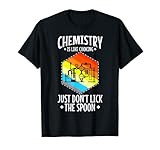 Perfecto para nerd de química que enseñan a sus estudiantes de química lágrimas sobre átomos y líquidos y aman cocinar química. Divertido profesor de química que tienen un traje químico con gafas de seguridad química que necesitan para el conjunto de química.