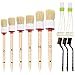 SUBANG 11 Pieces Car Cleaner Brush Set Including Detail Brush (Set of 6),3 pcs Wire Brush and 2 pcs Automotive Air Conditioner, Auto Detailing Brush for Cleaning Wheels, Interior, Exterior, Leather