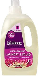 Biokleen Laundry Detergent -128 HE Loads - Citrus Essence 64 Fl Oz Concentrated