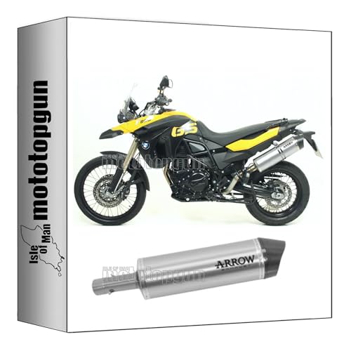 Escape homologado Arrow Maxi Race-Tech con fondo carby mejora el rendimiento de BMW F800GS 1