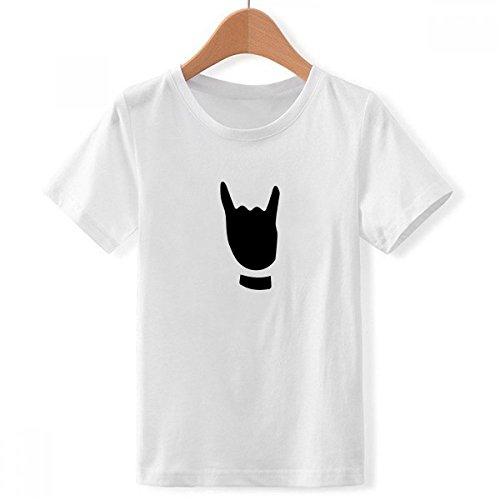 T-shirt blanc au motif corna avec finitions soignées pour garçon