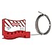 Blocco regolabile Tagout Cavo di blocco ABS durevole con segnaletica di sicurezza 5 fori di blocco per prodotti chimici industriali